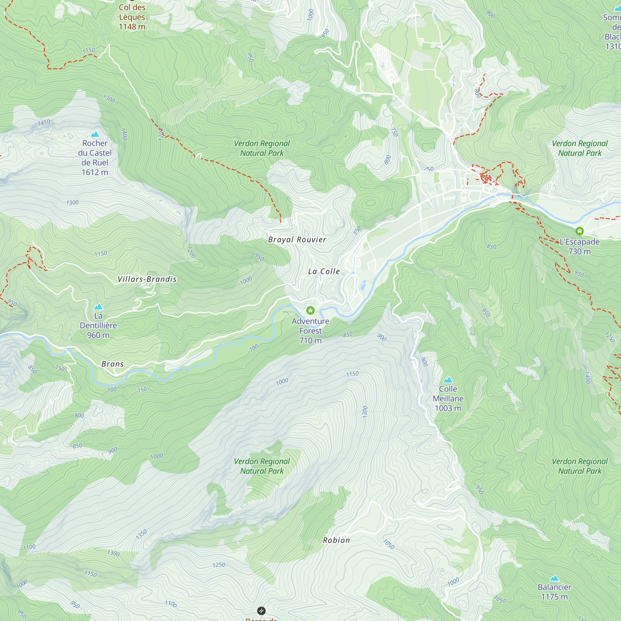 Adventure Forest map