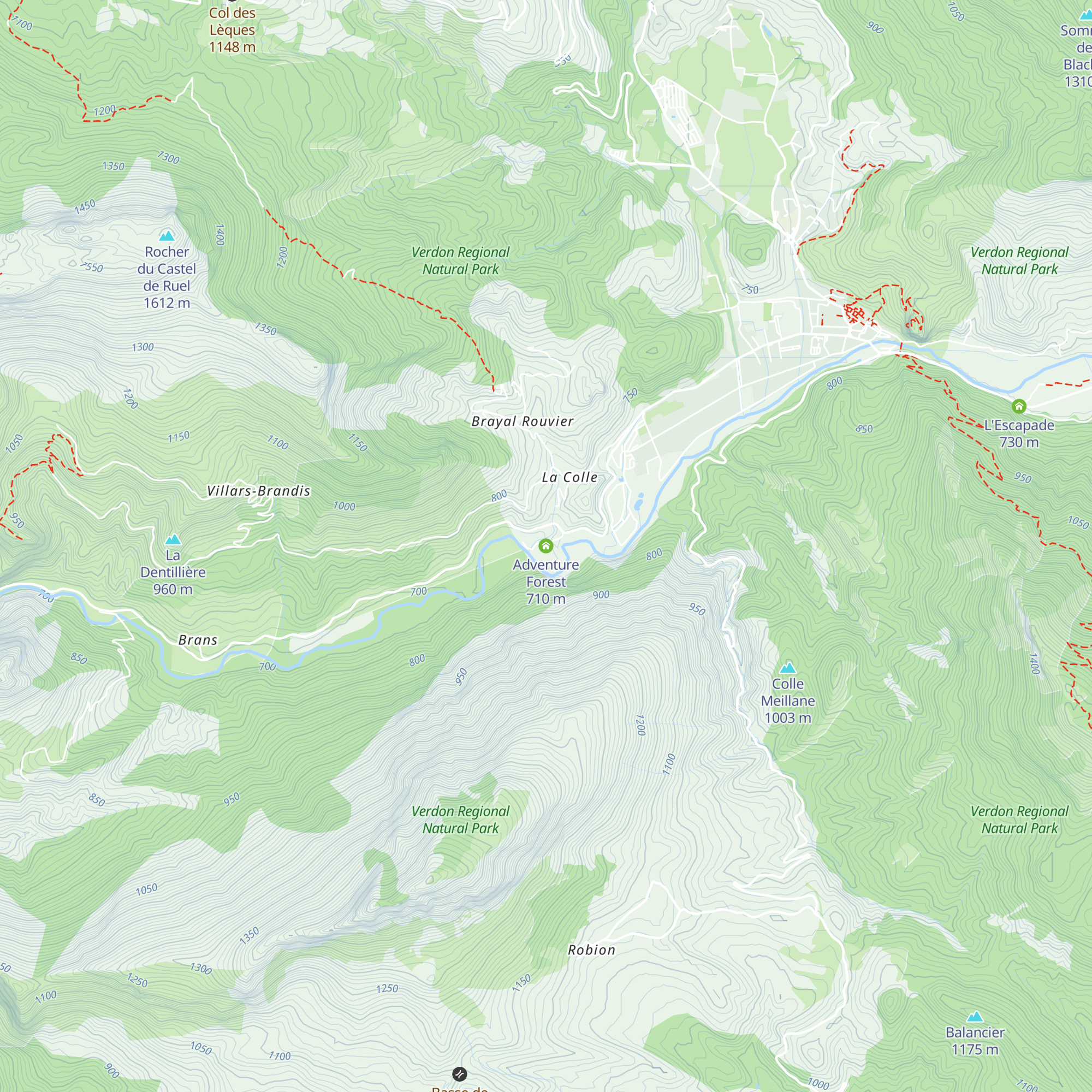 Adventure Forest map