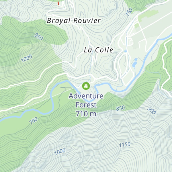 Map of Adventure Forest