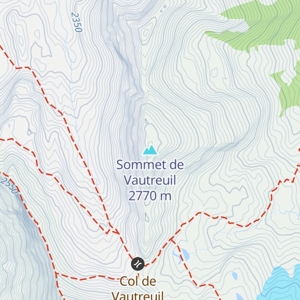 Map of Sommet de Vautreuil