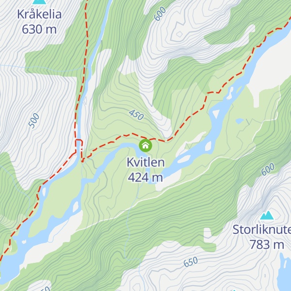 Map of Kvitlen