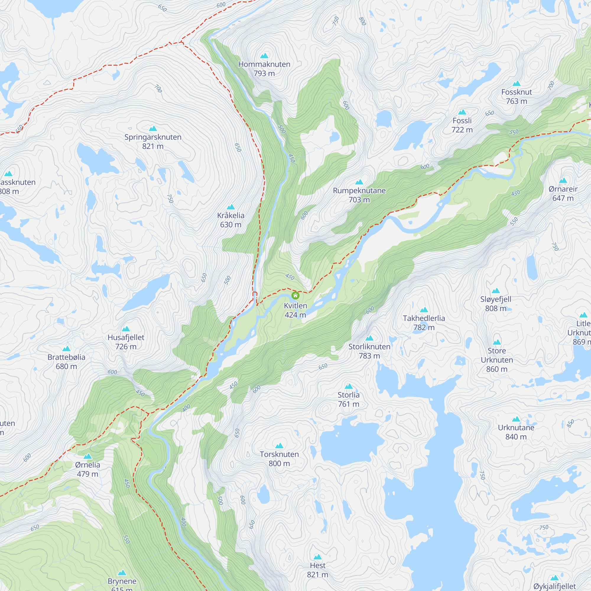 Kvitlen map