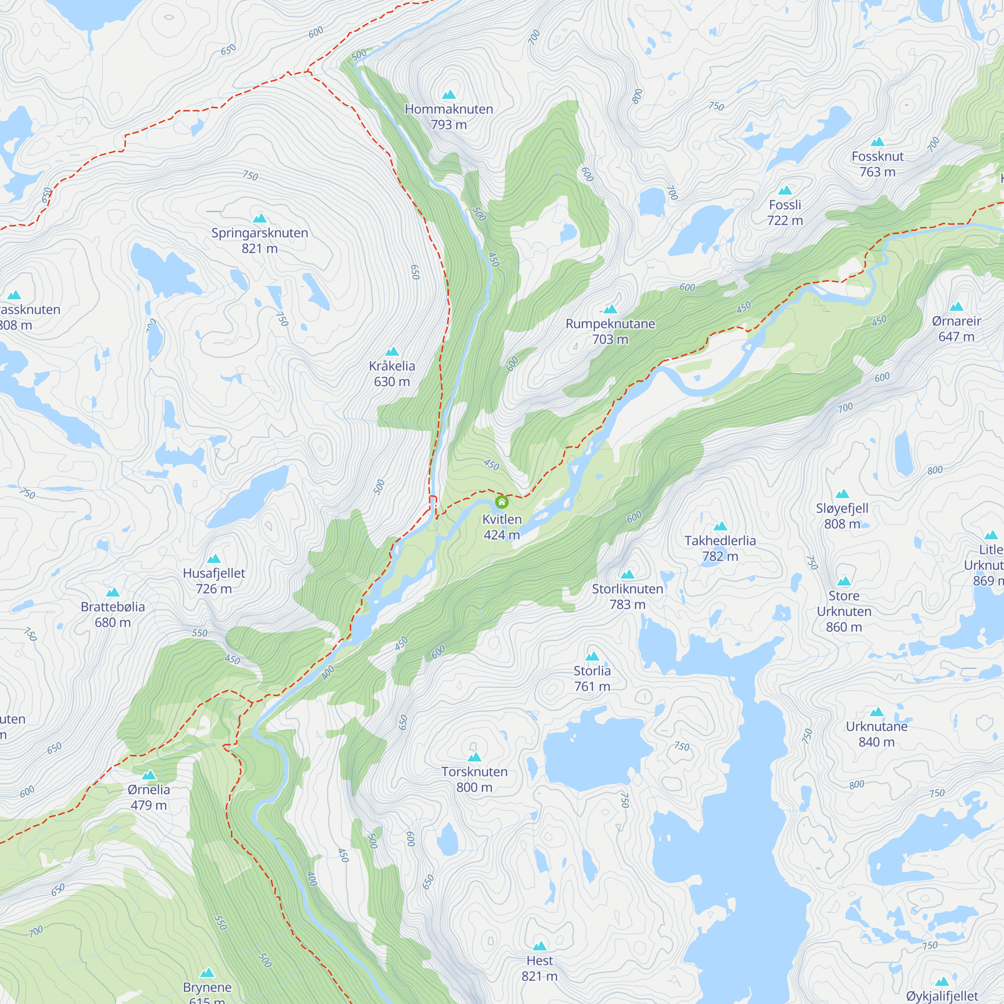 Kvitlen map