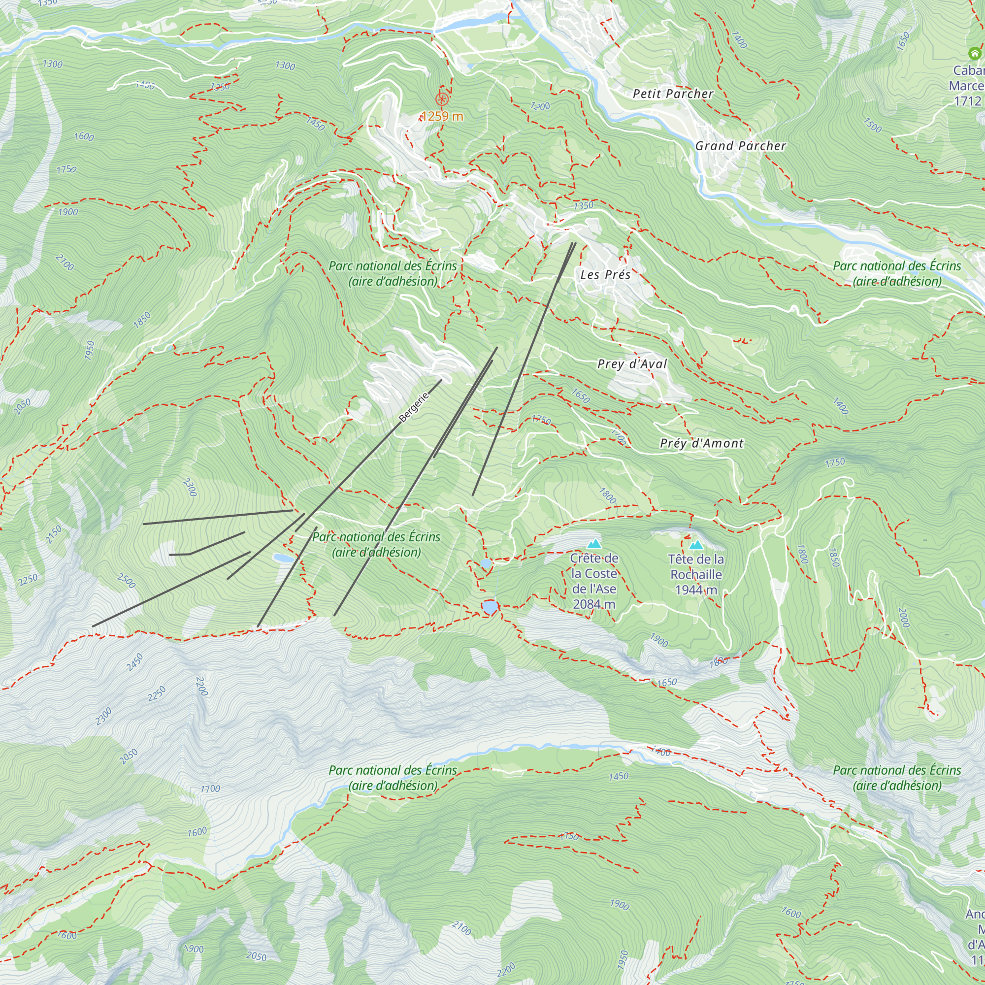 L'Étoile des Neiges map