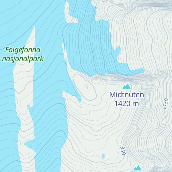 Map of Stølsnuten