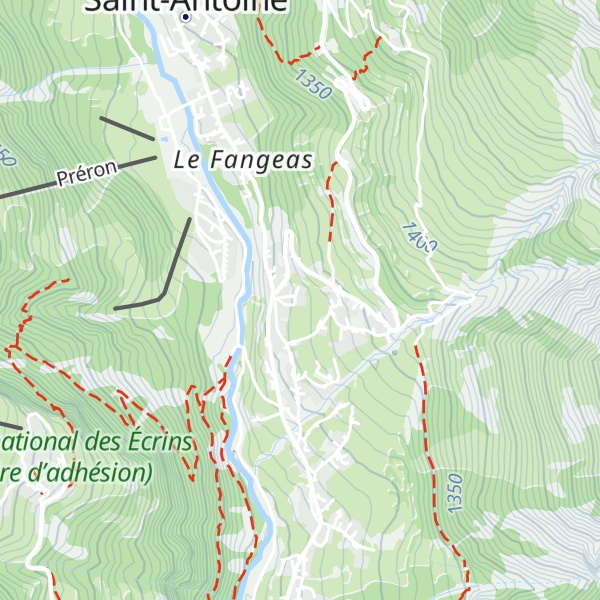 Map of Chalet Alpin L'Eychauda