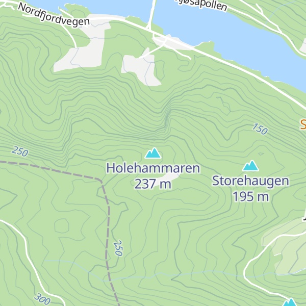 Map of Holehammaren