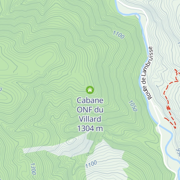 Map of Cabane ONF du Villard