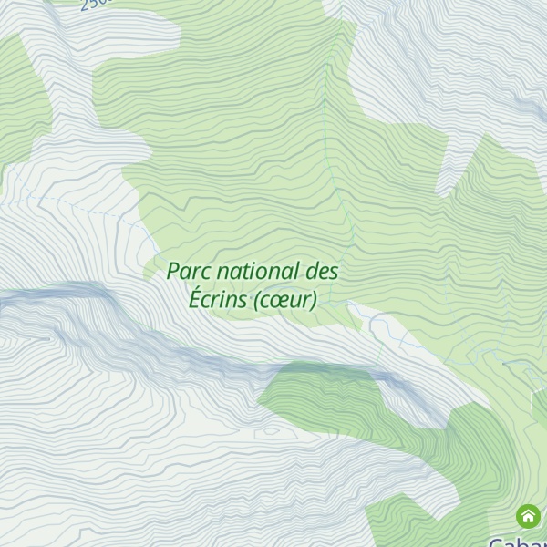 Map of Cabane de Chateauroux ou du Couleau