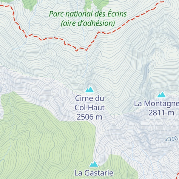 Map of Cime du Col Haut