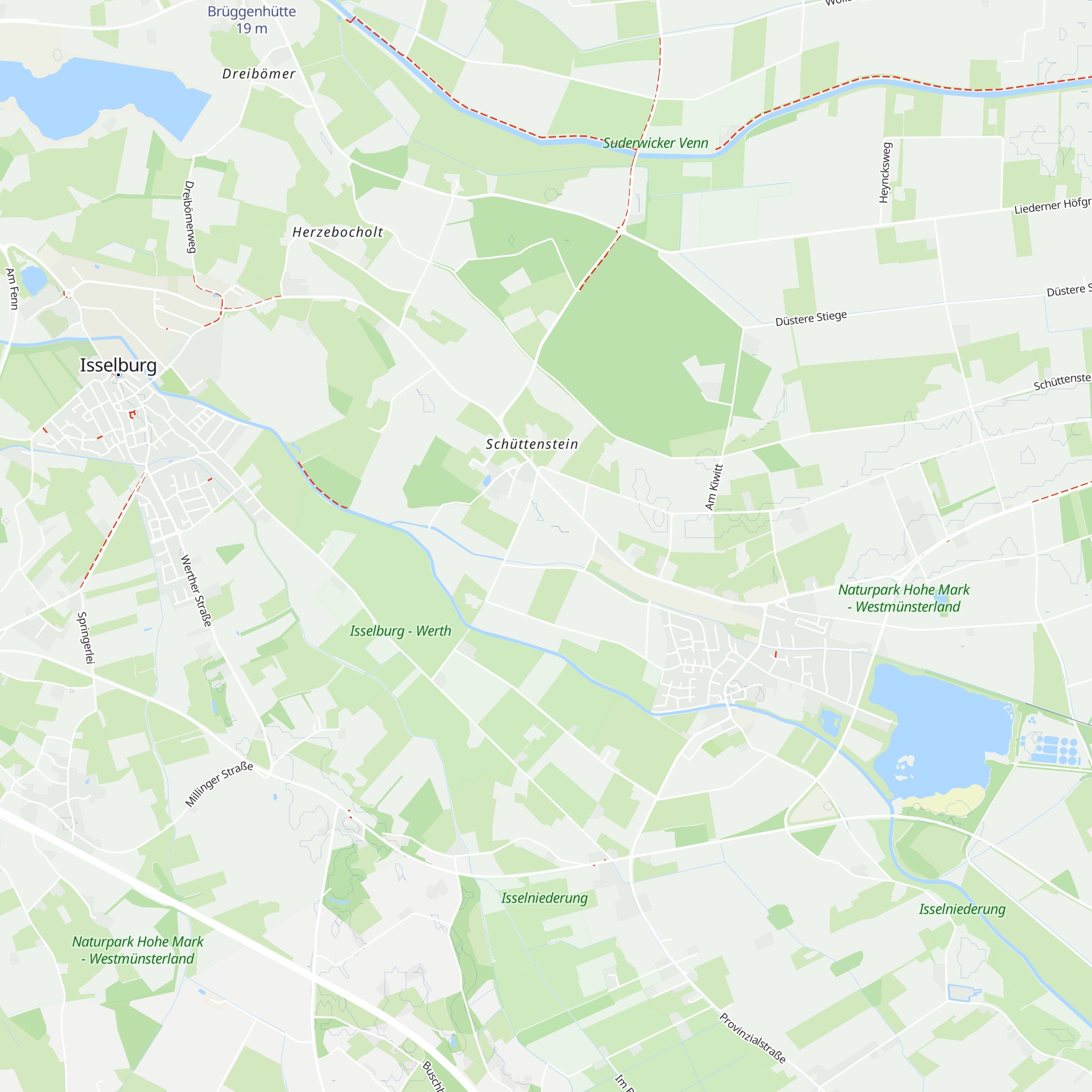 Unterm Schütten map