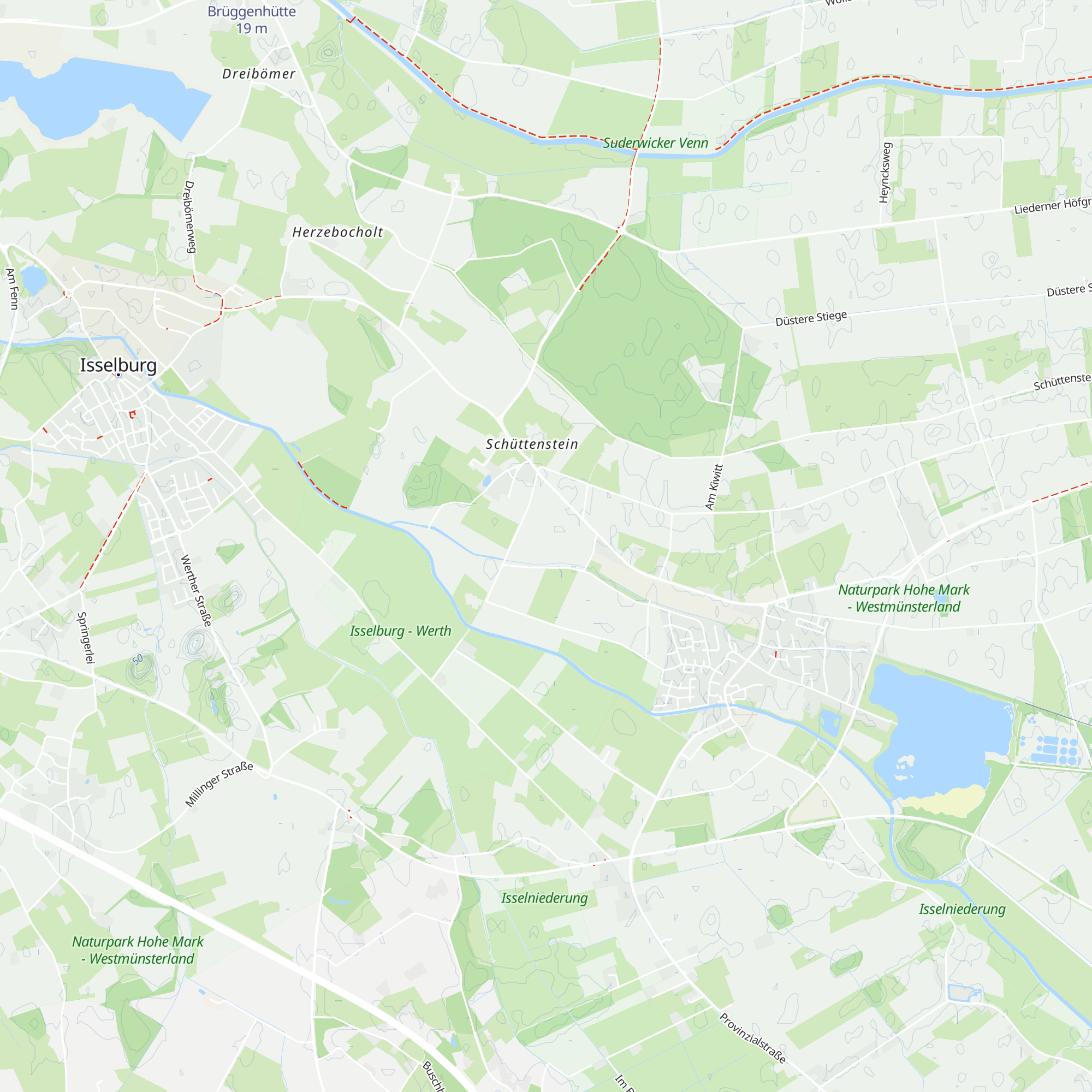 Unterm Schütten map
