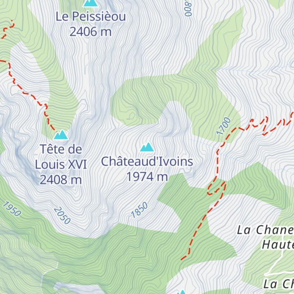 Map of Châteaud'Ivoins
