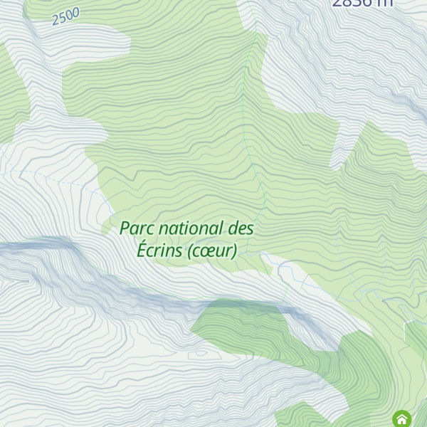 Map of Cabane de Chateauroux ou du Couleau