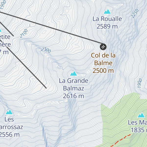 Map of La Grande Balmaz