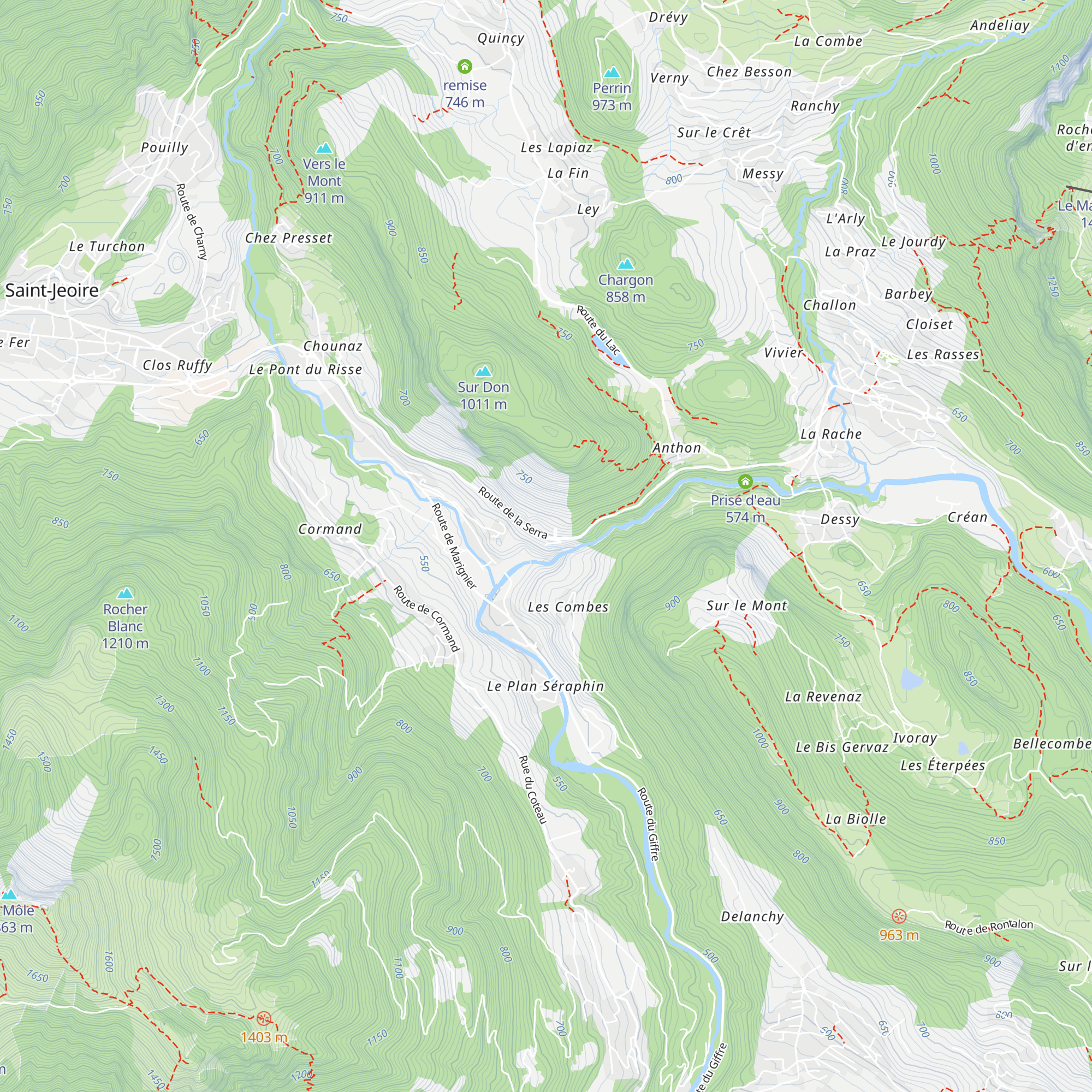 Chambre de mise en charge map