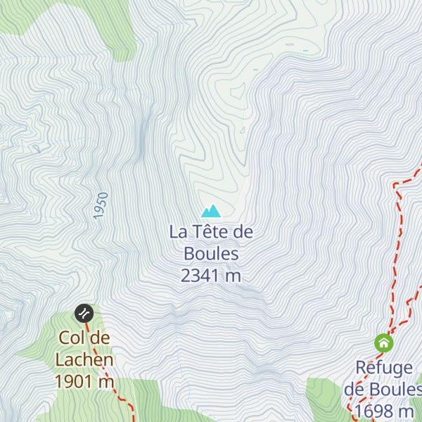 Map of La Tête de Boules