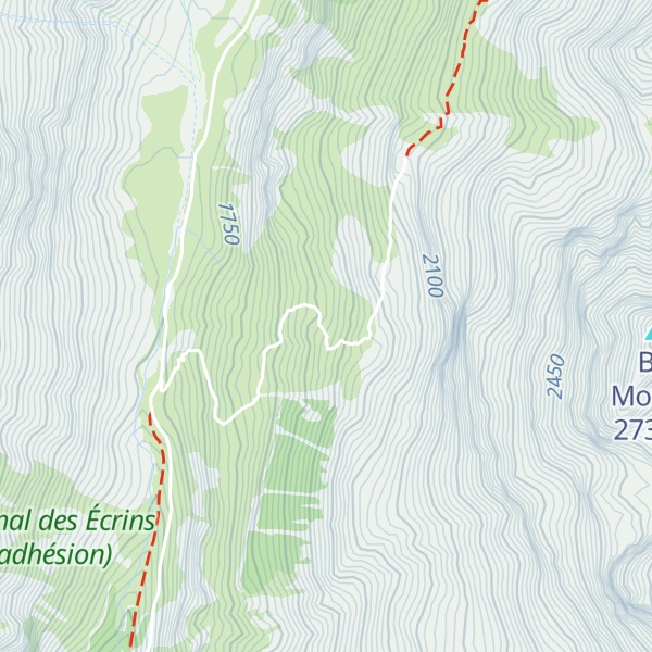 Map of Les Près du Rocher