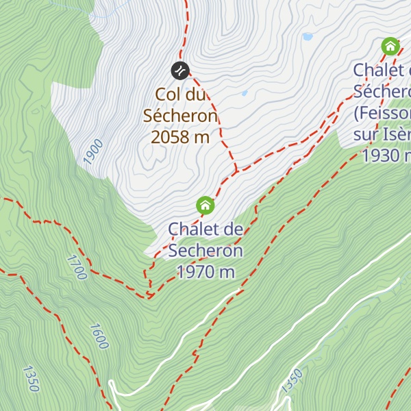 Map of Chalet de Secheron