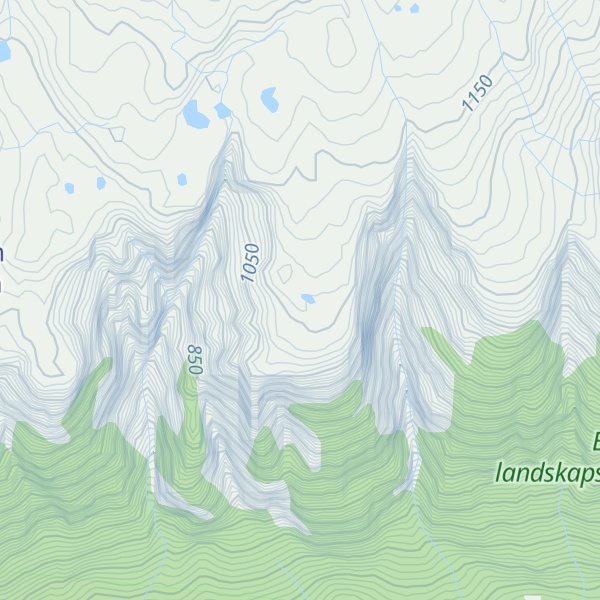Map of Furetinden