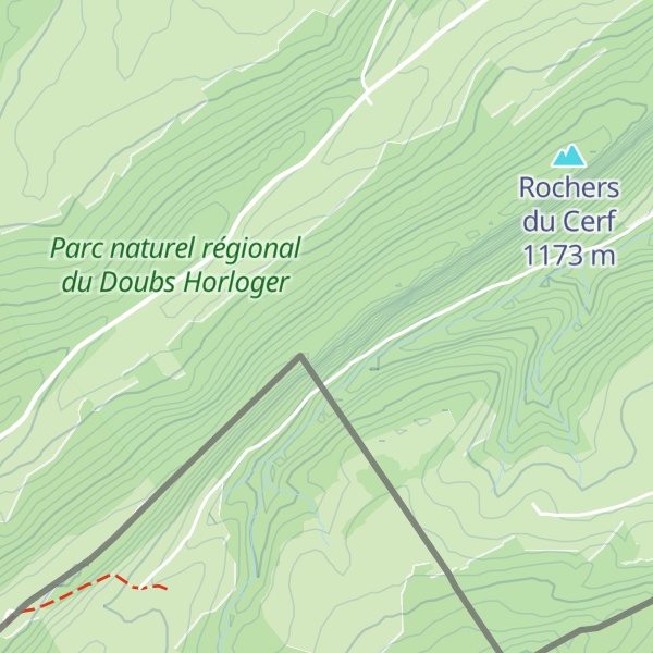 Map of Refuge du cerf