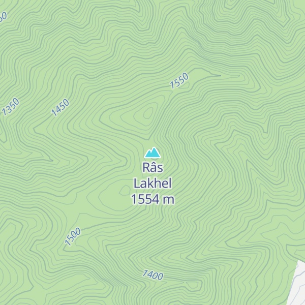 Map of Râs Lakhel