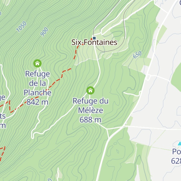 Map of Refuge du Mélèze