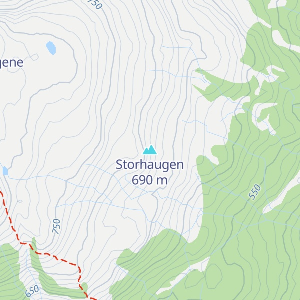 Map of Storhaugen