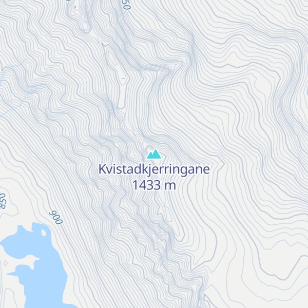 Map of Kvistadkjerringane