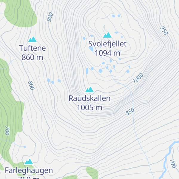 Map of Raudskallen