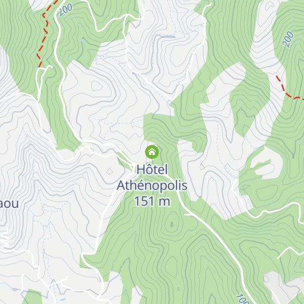 Map of Hôtel Athénopolis