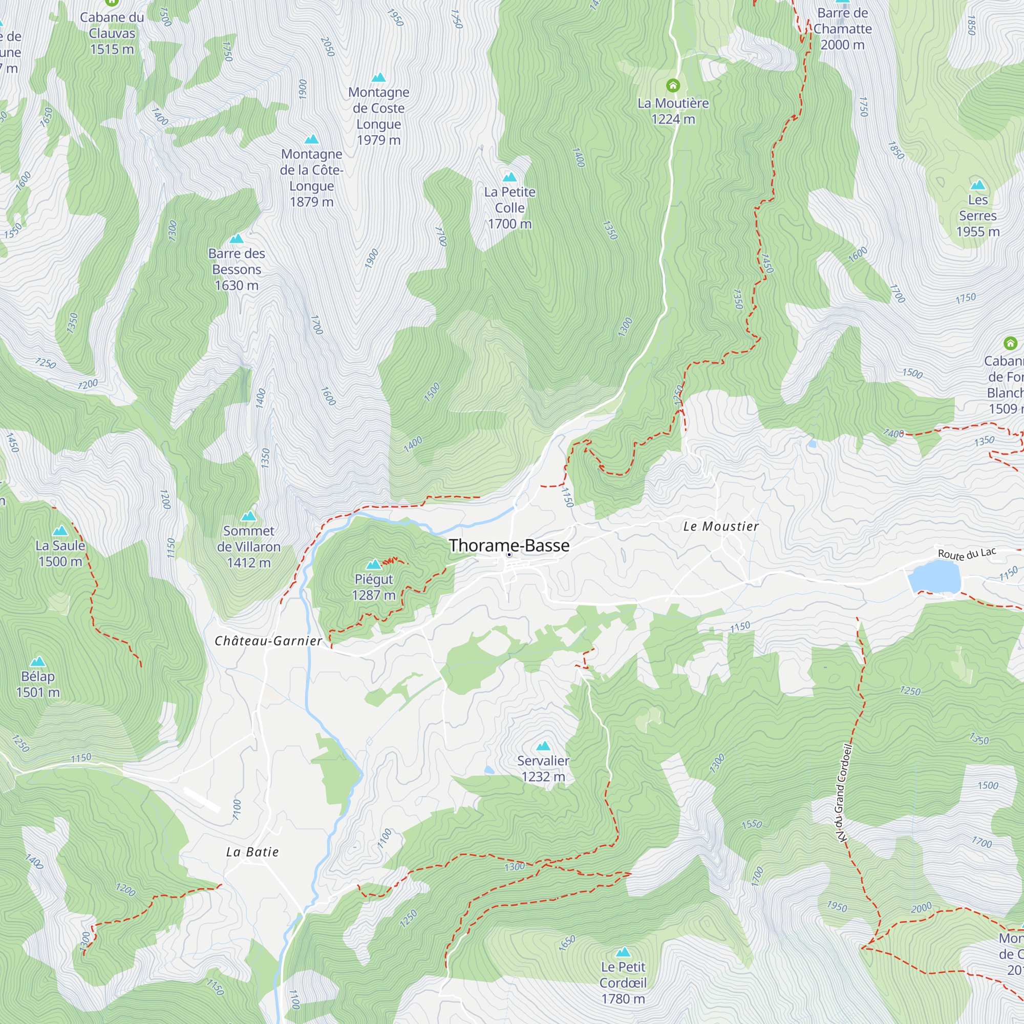 Le Pré de Ger map