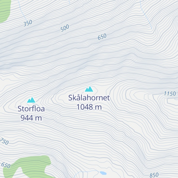 Map of Skålahornet