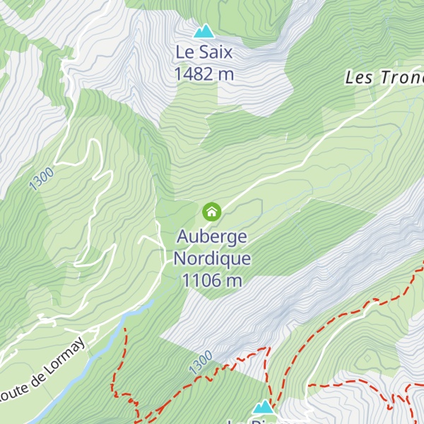 Map of Auberge Nordique