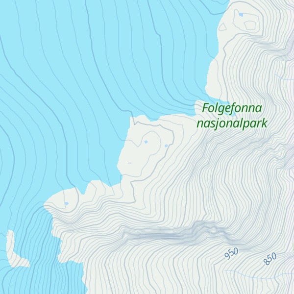 Map of Bjørnstignuten