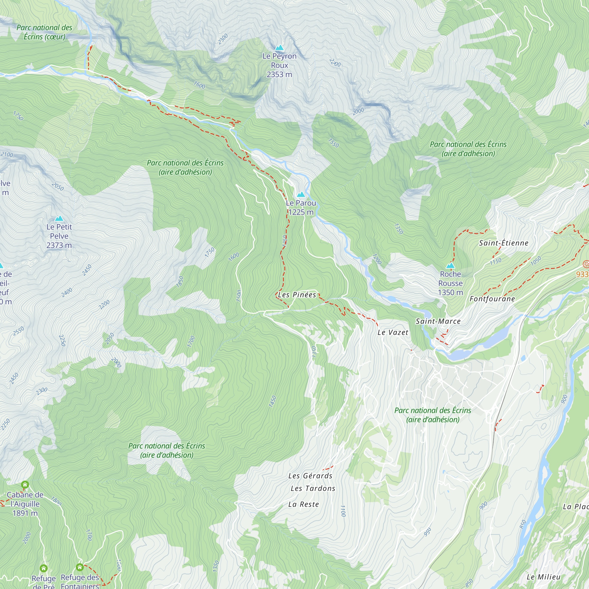 Gîte de la Pinée map