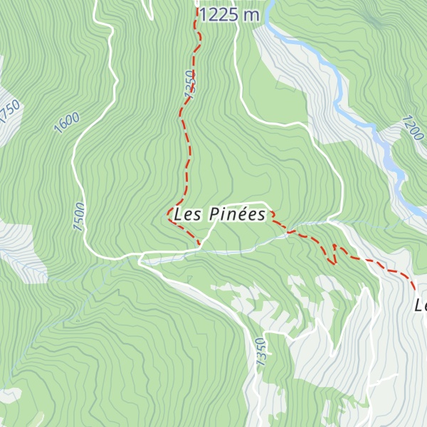 Map of Gîte de la Pinée