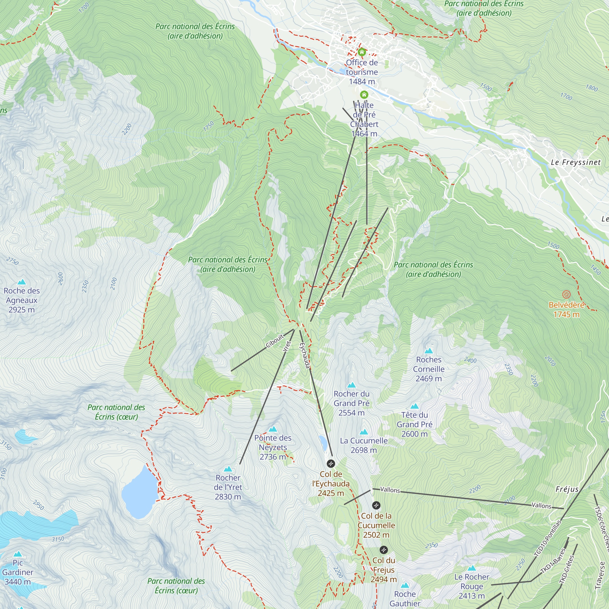La Chapka map