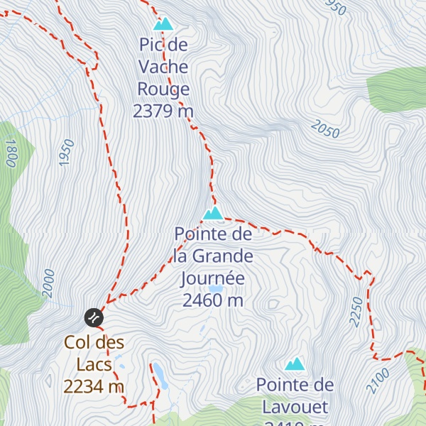 Map of Pointe de la Grande Journée