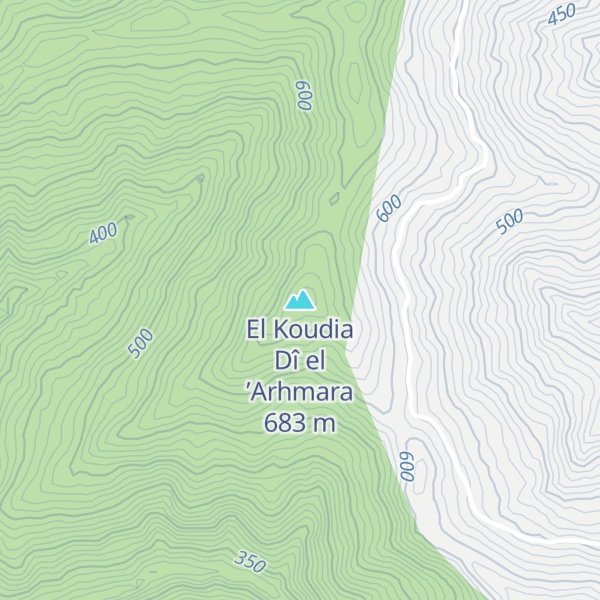 Map of El Koudia Dî el ’Arhmara