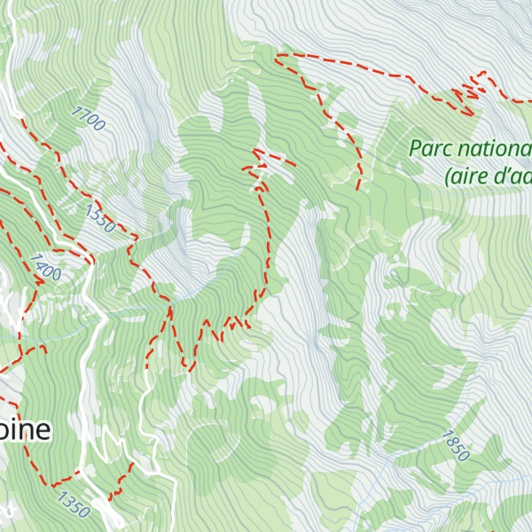 Map of Cabane de Chouvet