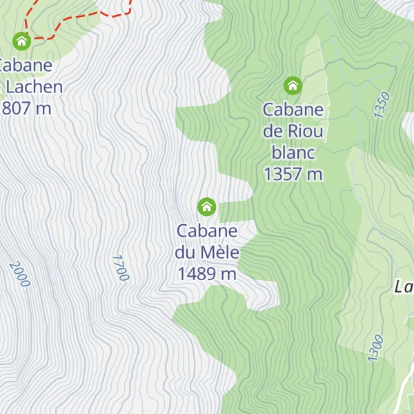 Map of Cabane du Mèle