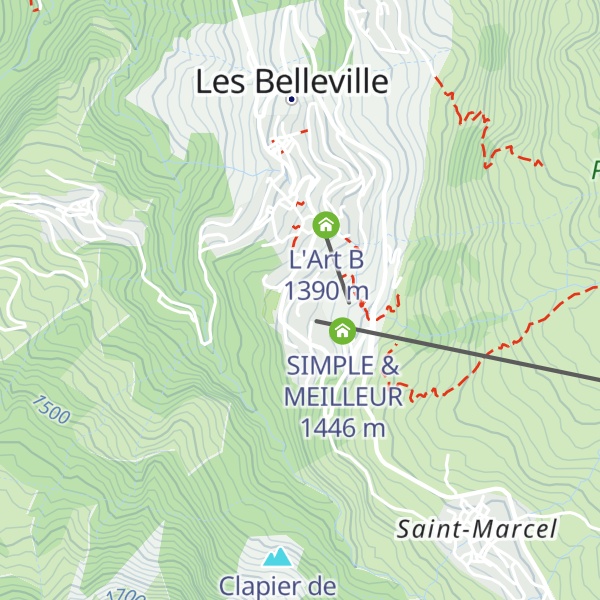Map of Chalet Floralie