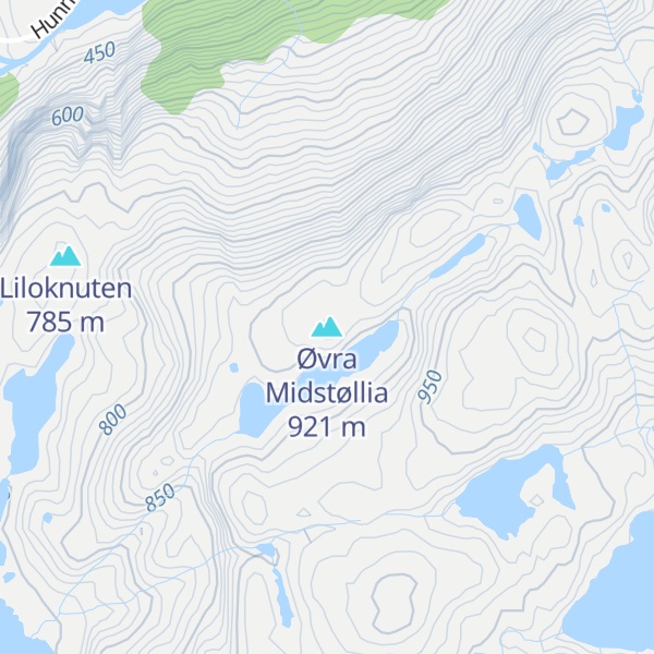 Map of Øvra Midstøllia