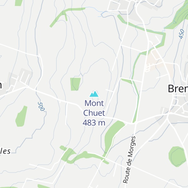 Map of Mont Chuet