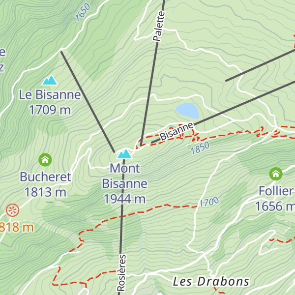 Map of Le Panoramique 2000