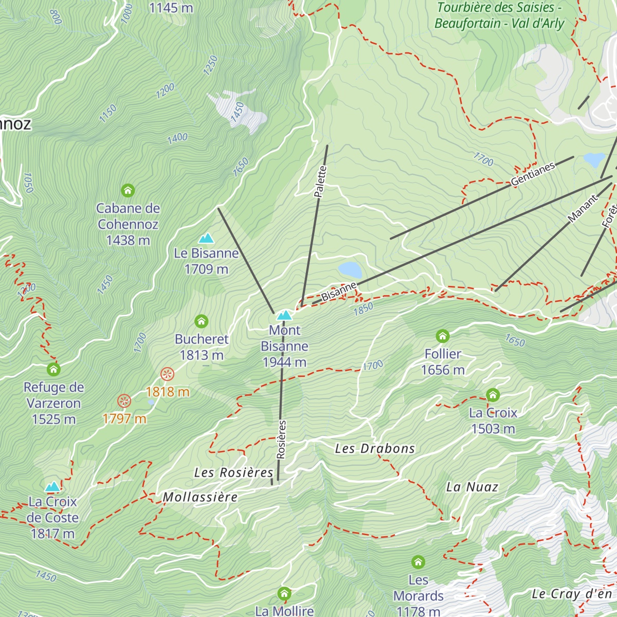 Le Panoramique 2000 map