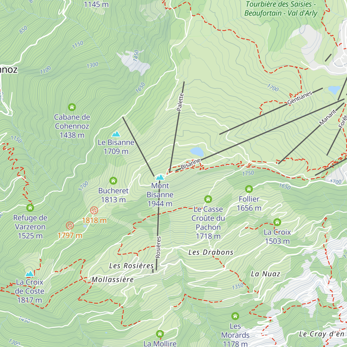 Le Panoramique 2000 map