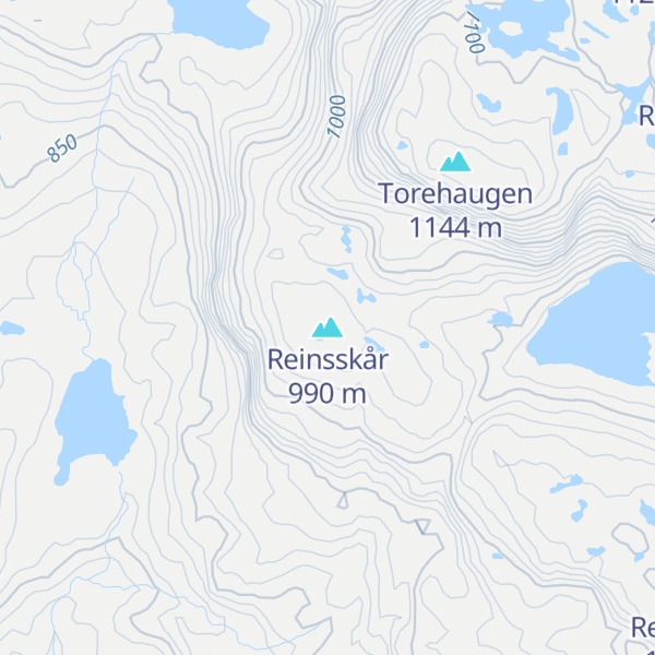 Map of Reinsskår