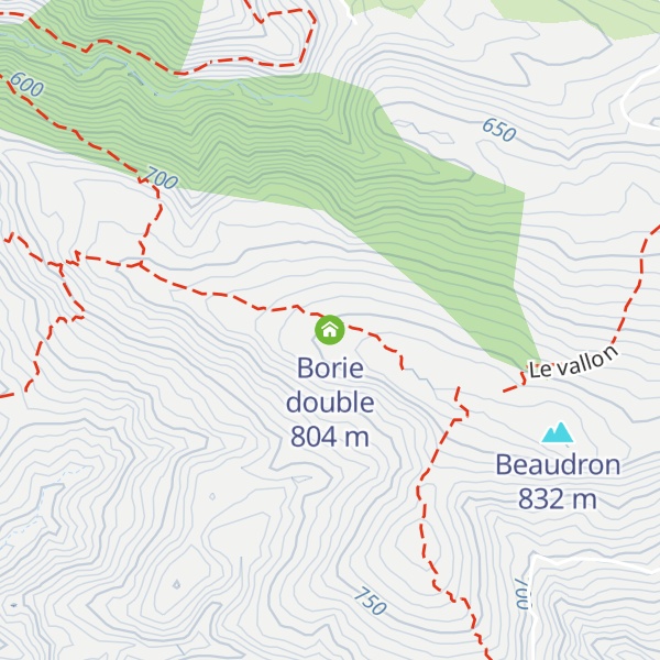 Map of Borie double